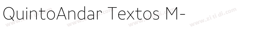 QuintoAndar Textos M字体转换